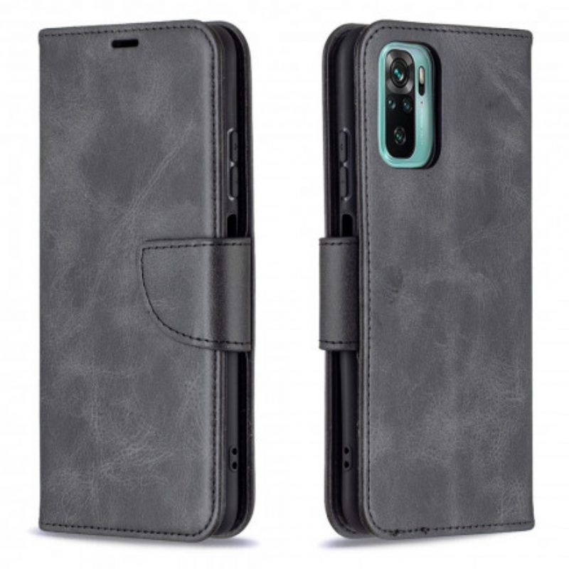 Folio-hoesje voor Poco M5s Flip Case Gladde Flap Schuin