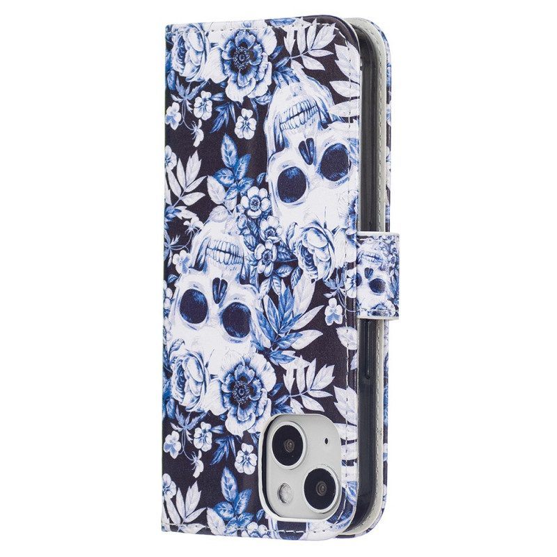 Folio-hoesje voor Samsung Galaxy A13 5G / A04s Strappy Litchi Lederen Stijl