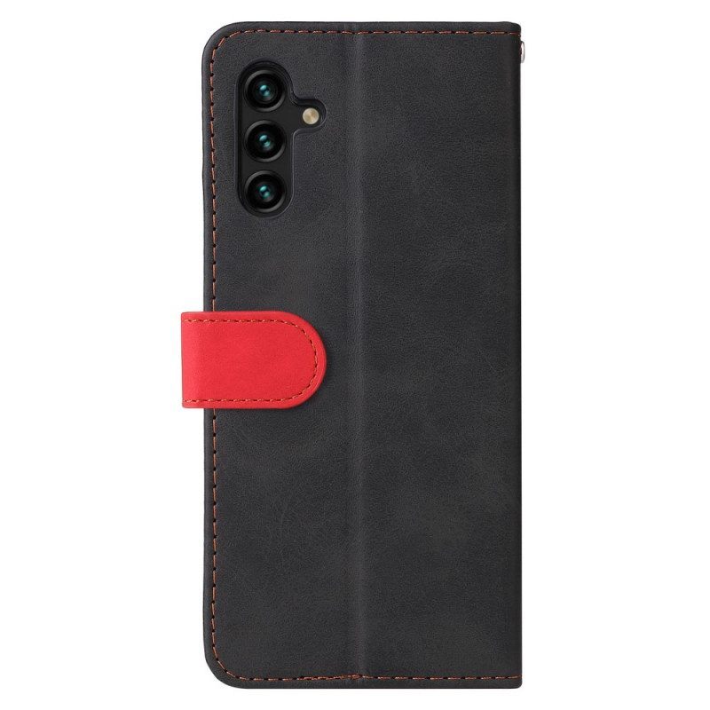 Folio-hoesje voor Samsung Galaxy A13 5G / A04s Verticale Caseneo