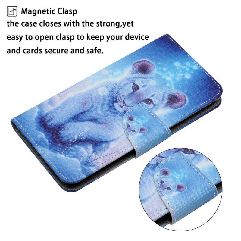 Folio-hoesje voor Samsung Galaxy A13 Schuine Sluiting
