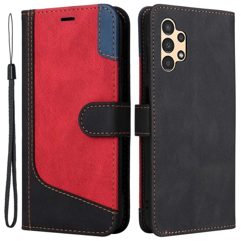 Folio-hoesje voor Samsung Galaxy A13 Vintage Binfen-kleur