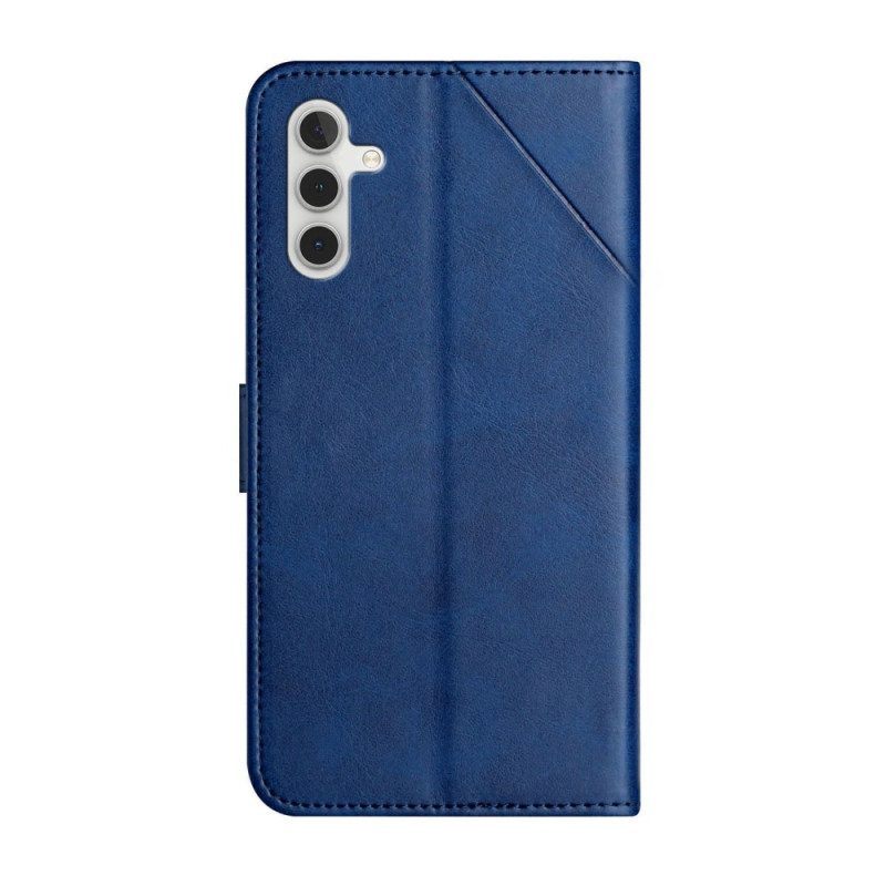 Folio-hoesje voor Samsung Galaxy A14 / A14 5G Met Ketting String Kat