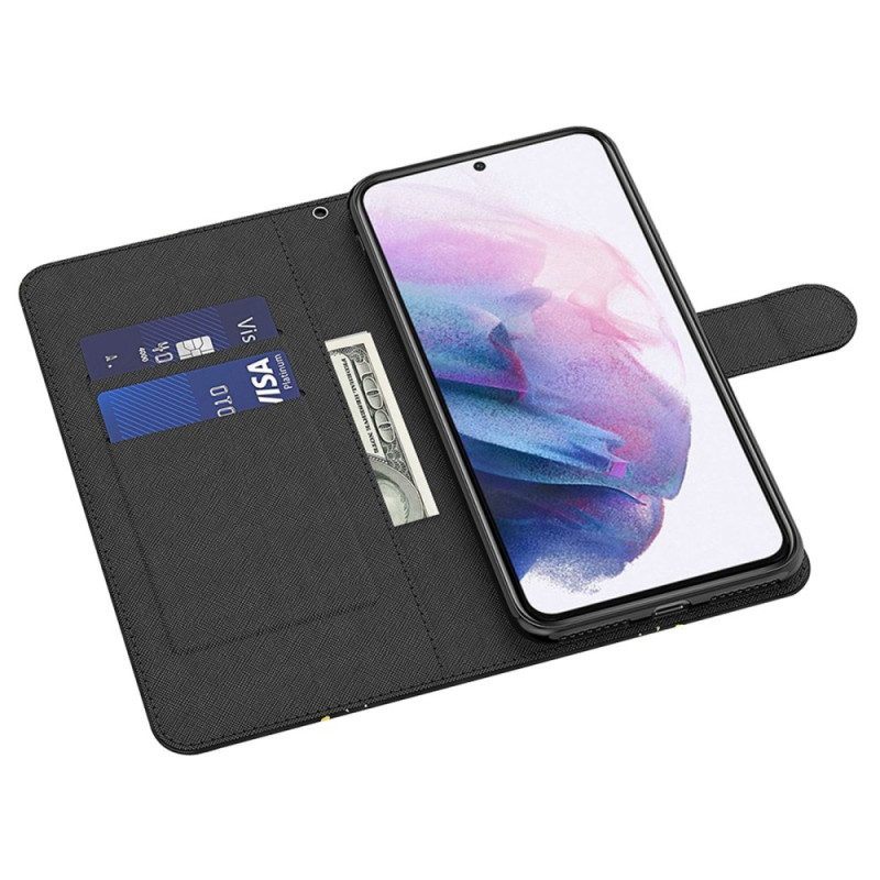 Folio-hoesje voor Samsung Galaxy A14 / A14 5G Strakke Mandala