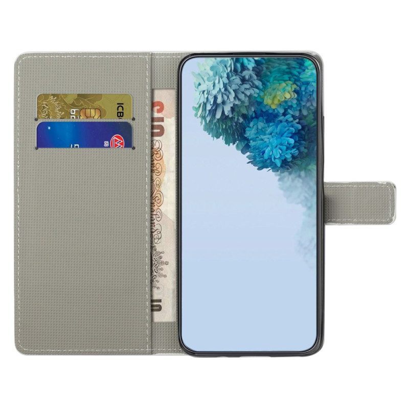 Folio-hoesje voor Samsung Galaxy A14 / A14 5G Verwijderbare Beugel