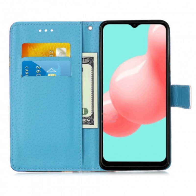 Folio-hoesje voor Samsung Galaxy A52 4G / A52 5G / A52s 5G Houdt Van De Golf