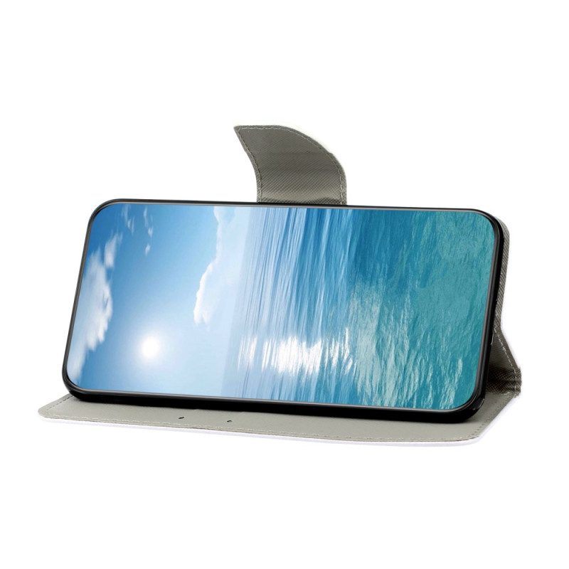 Folio-hoesje voor Samsung Galaxy A54 5G Meesterlijke Vlinders Met Lanyard