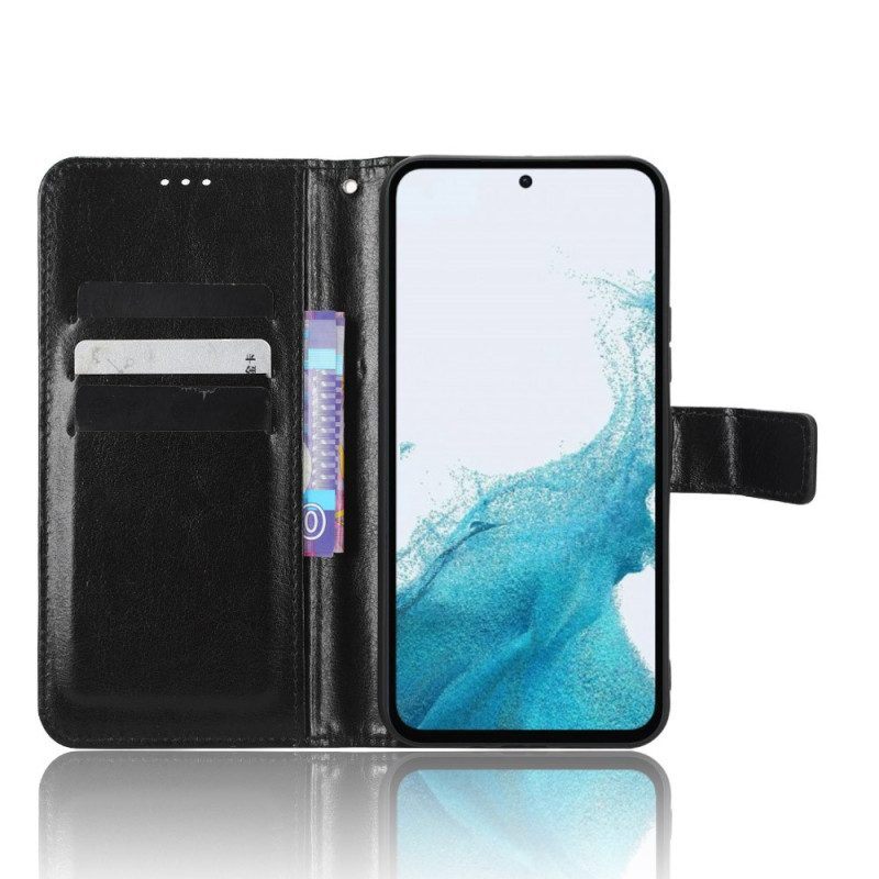 Folio-hoesje voor Samsung Galaxy A54 5G Met Ketting Leren Stijl Met Bandjes