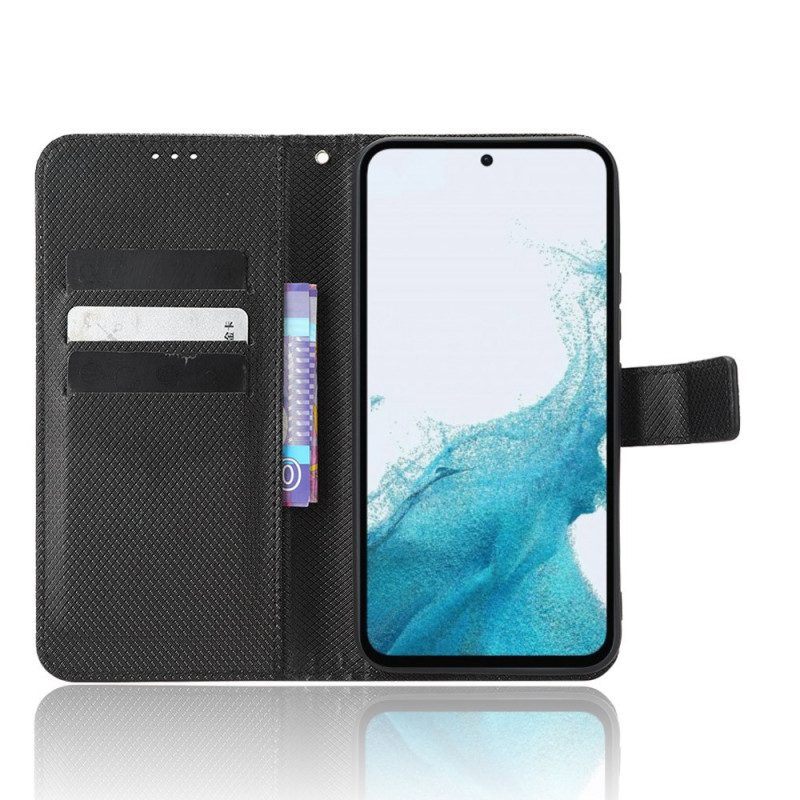 Folio-hoesje voor Samsung Galaxy A54 5G Met Ketting Strappy-stijl