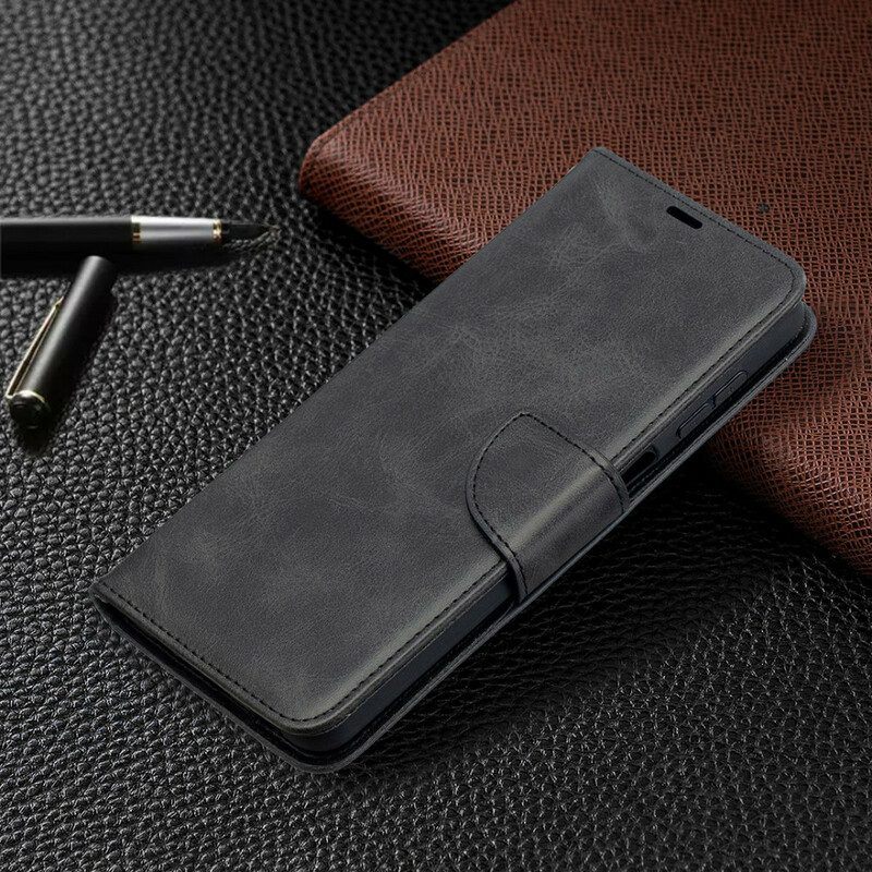 Folio-hoesje voor Samsung Galaxy M12 / A12 Flip Case Gladde Flap Schuin