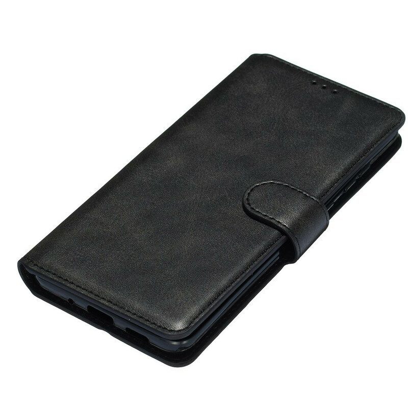 Folio-hoesje voor Samsung Galaxy S20 Plus / S20 Plus 5G Mat Leereffect