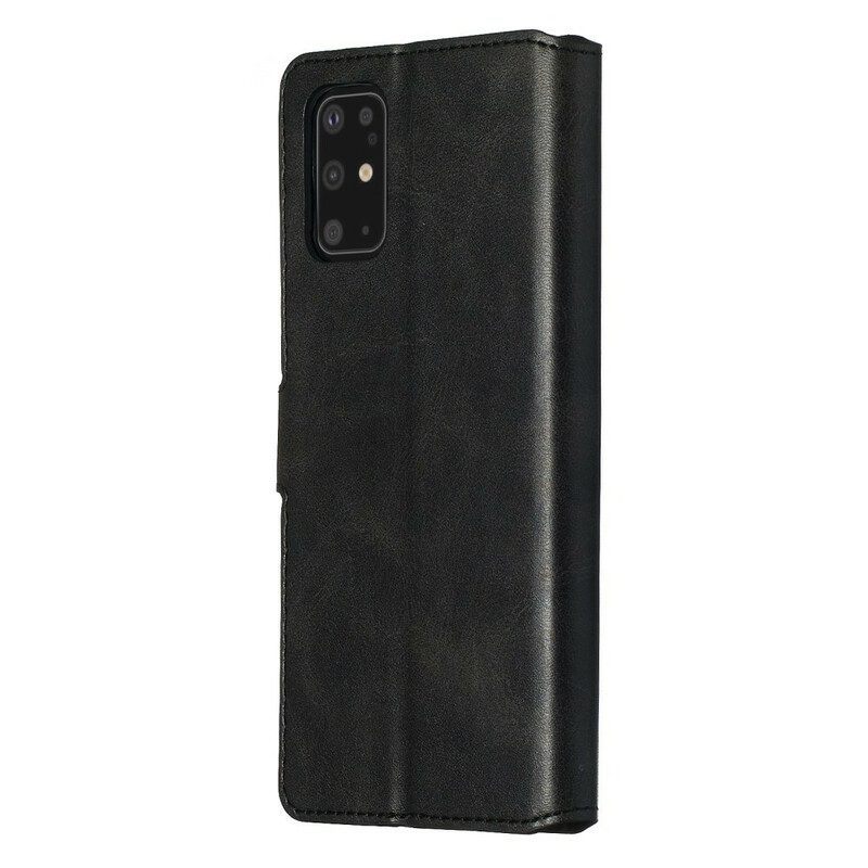 Folio-hoesje voor Samsung Galaxy S20 Plus / S20 Plus 5G Mat Leereffect