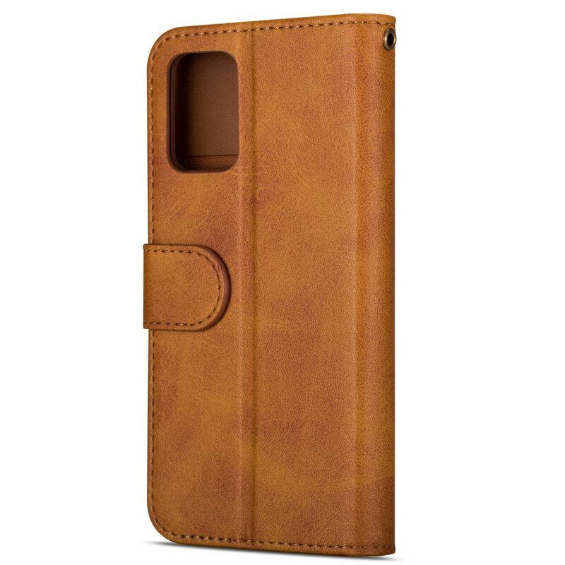 Folio-hoesje voor Samsung Galaxy S20 Plus / S20 Plus 5G Portemonnee Met Leereffect