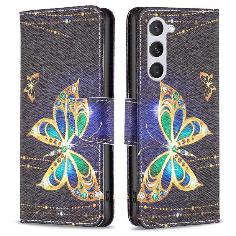 Folio-hoesje voor Samsung Galaxy S23 5G Koninklijke Vlinder