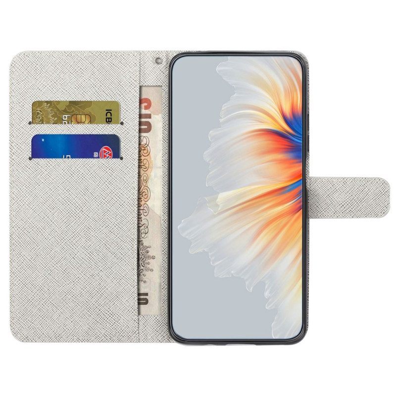 Folio-hoesje voor Samsung Galaxy S23 5G Met Ketting Veer Met Koord