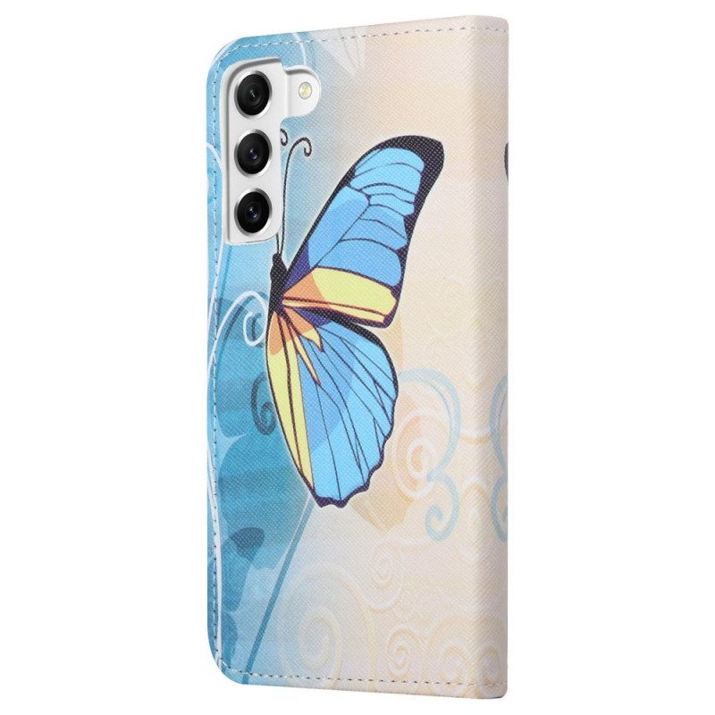 Folio-hoesje voor Samsung Galaxy S23 5G Sublieme Vlinders