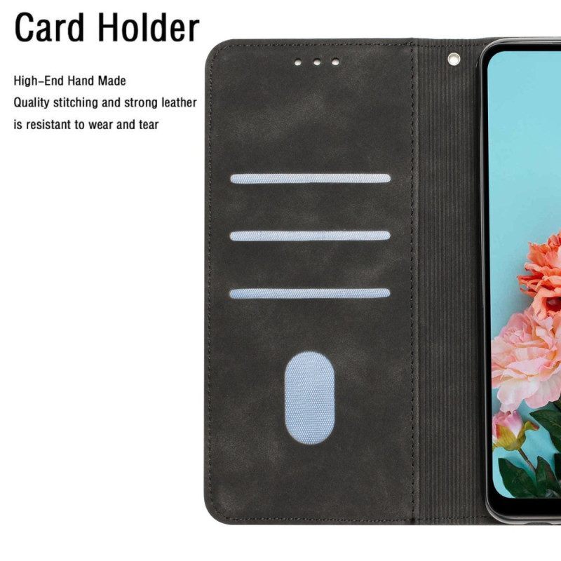 Folio-hoesje voor Samsung Galaxy S23 Plus 5G Vintage Lederen Stijl