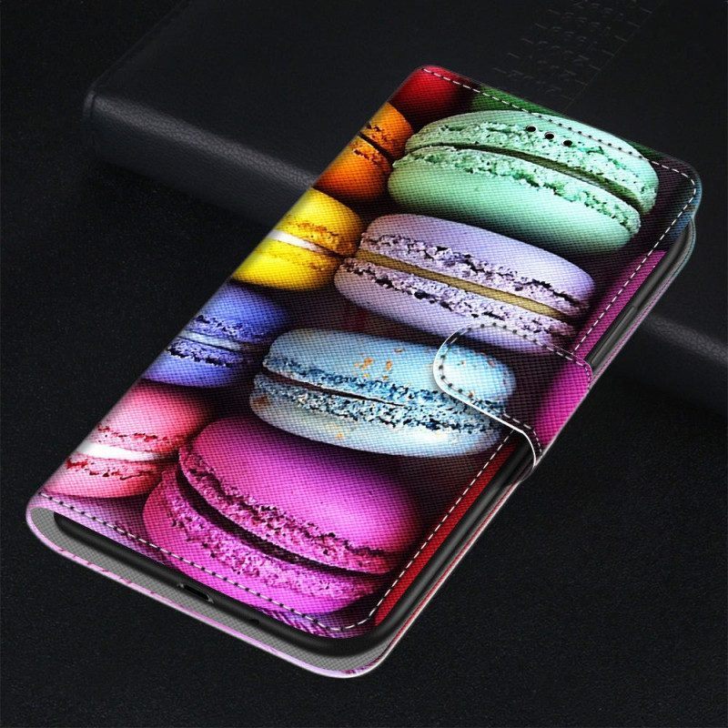 Folio-hoesje voor Samsung Galaxy S23 Ultra 5G Macarons