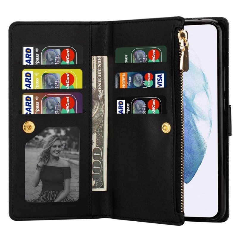 Folio-hoesje voor Samsung Galaxy S23 Ultra 5G Portemonnee Portemonnee Met Pailletten