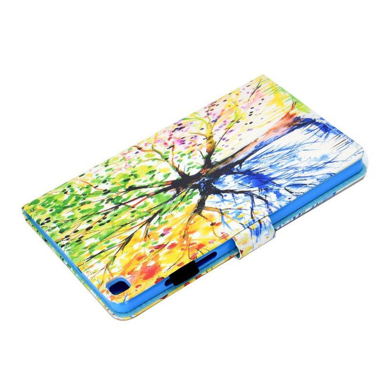 Folio-hoesje voor Samsung Galaxy Tab A7 Lite Aquarel Boom