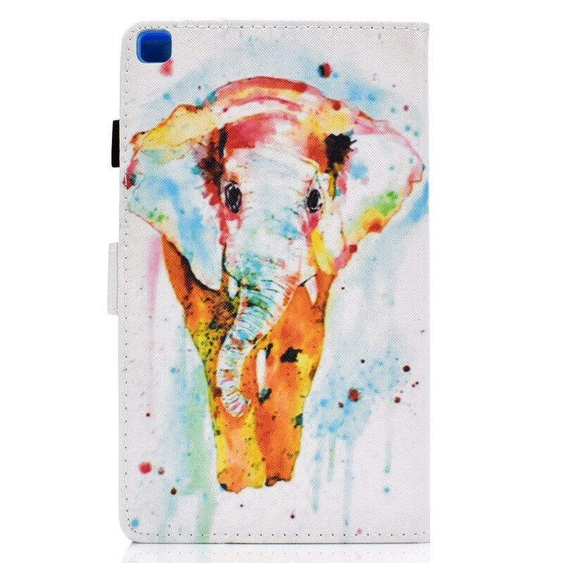 Folio-hoesje voor Samsung Galaxy Tab A7 Lite Aquarel Olifant