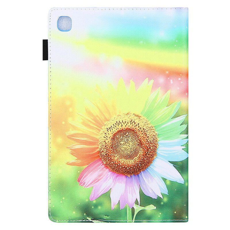 Folio-hoesje voor Samsung Galaxy Tab A7 Lite Bloemen In De Zon