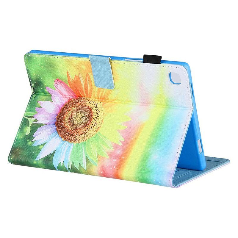 Folio-hoesje voor Samsung Galaxy Tab A7 Lite Bloemen In De Zon