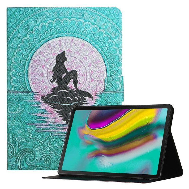 Folio-hoesje voor Samsung Galaxy Tab A7 Lite Mandala Zeemeermin