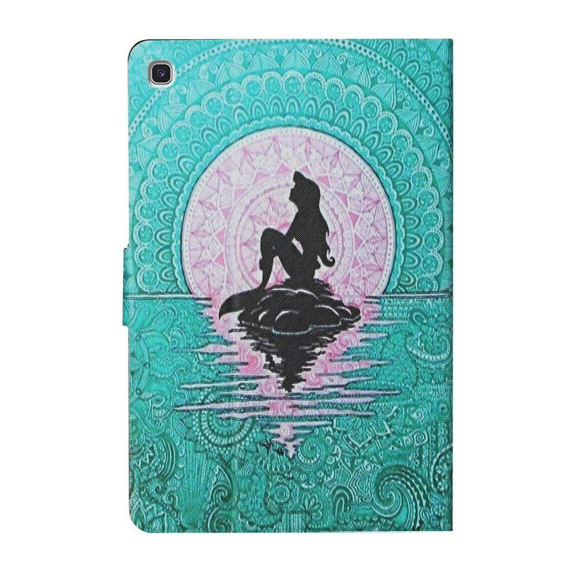 Folio-hoesje voor Samsung Galaxy Tab A7 Lite Mandala Zeemeermin