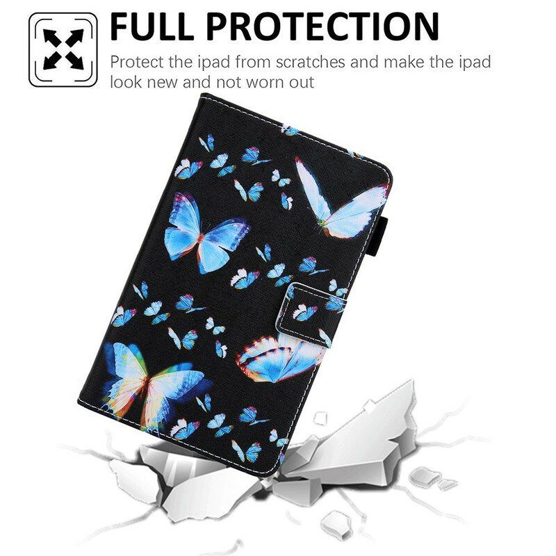 Folio-hoesje voor Samsung Galaxy Tab A7 Lite Meerdere Vlinders