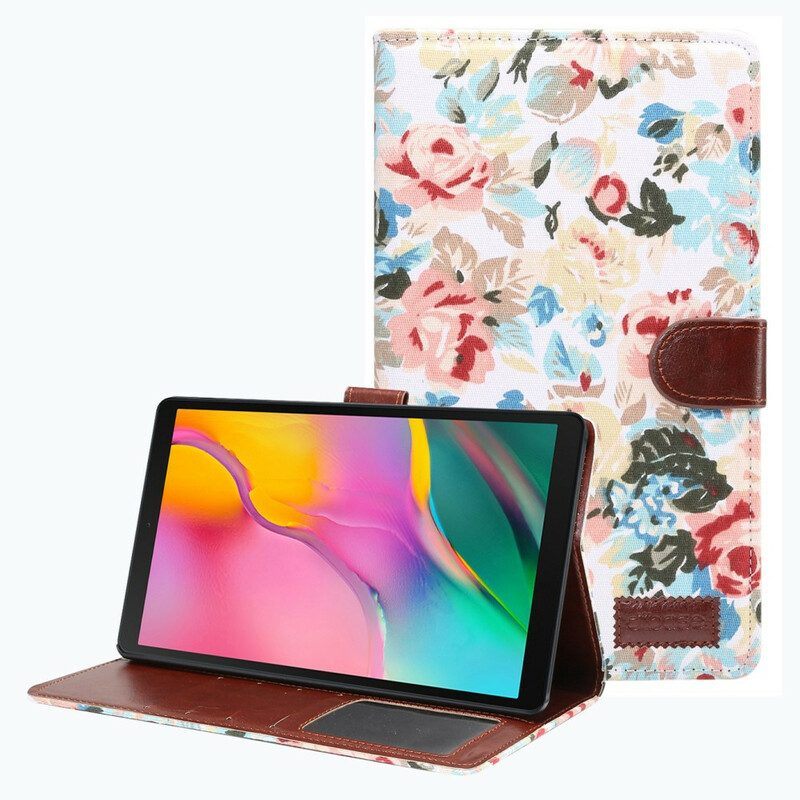 Folio-hoesje voor Samsung Galaxy Tab A7 Lite Vrijheid Bloemen