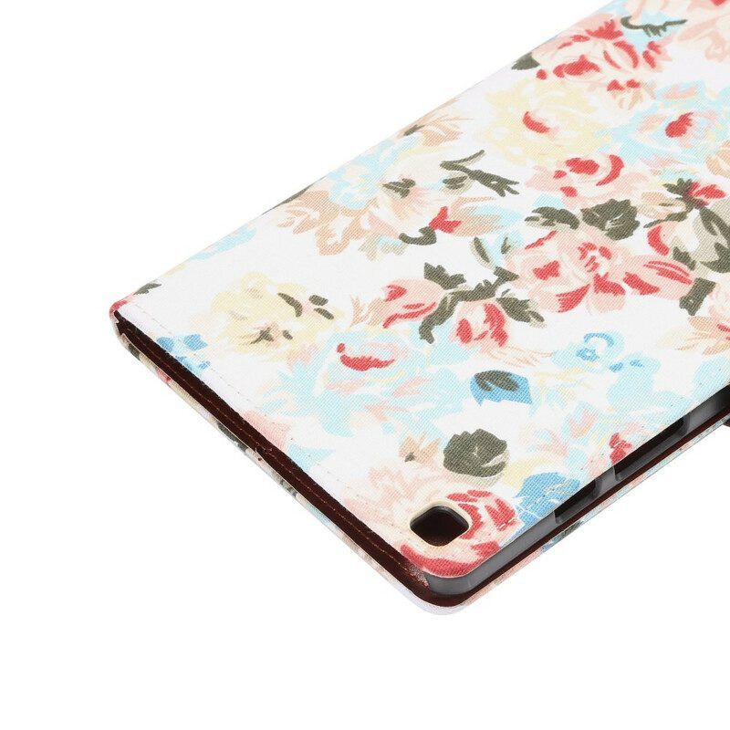 Folio-hoesje voor Samsung Galaxy Tab A7 Lite Vrijheid Bloemen