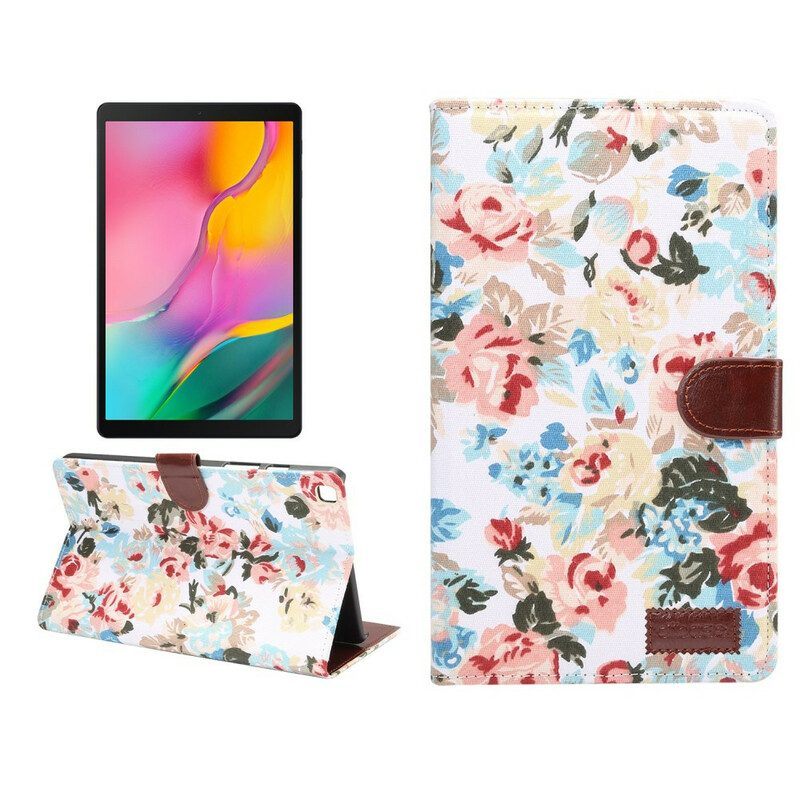 Folio-hoesje voor Samsung Galaxy Tab A7 Lite Vrijheid Bloemen