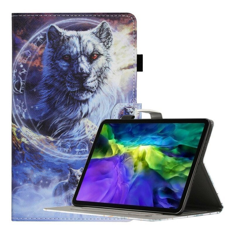 Folio-hoesje voor Samsung Galaxy Tab A7 Lite Wolf