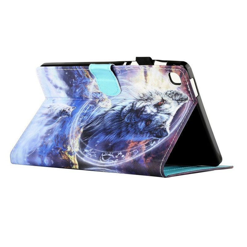 Folio-hoesje voor Samsung Galaxy Tab A7 Lite Wolf