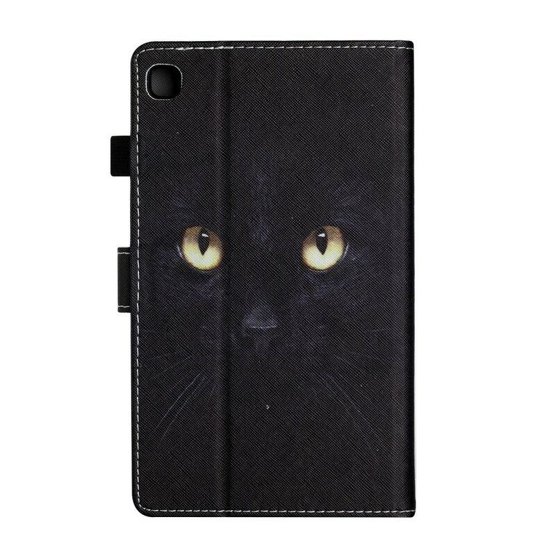 Folio-hoesje voor Samsung Galaxy Tab A7 Lite Zwarte Kattenogen