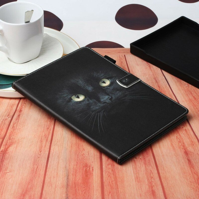 Folio-hoesje voor Samsung Galaxy Tab A7 Lite Zwarte Kattenogen