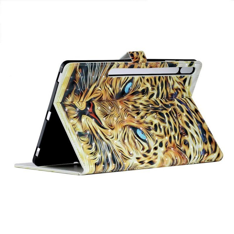 Folio-hoesje voor Samsung Galaxy Tab S8 Plus / Tab S7 Plus Tijger Kunst