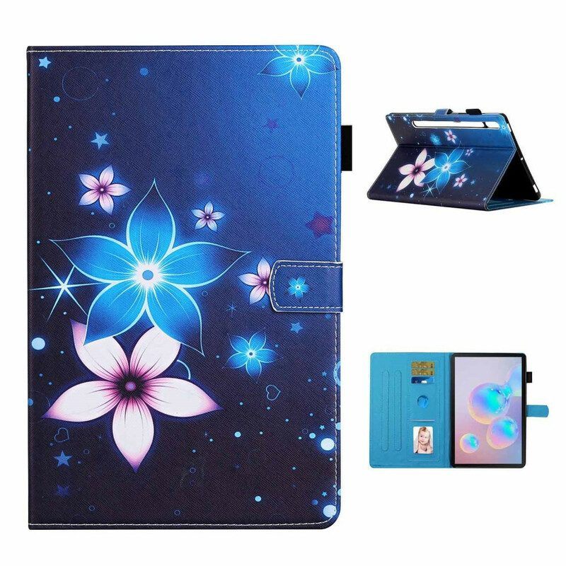 Folio-hoesje voor Samsung Galaxy Tab S8 / Tab S7 Bloemen