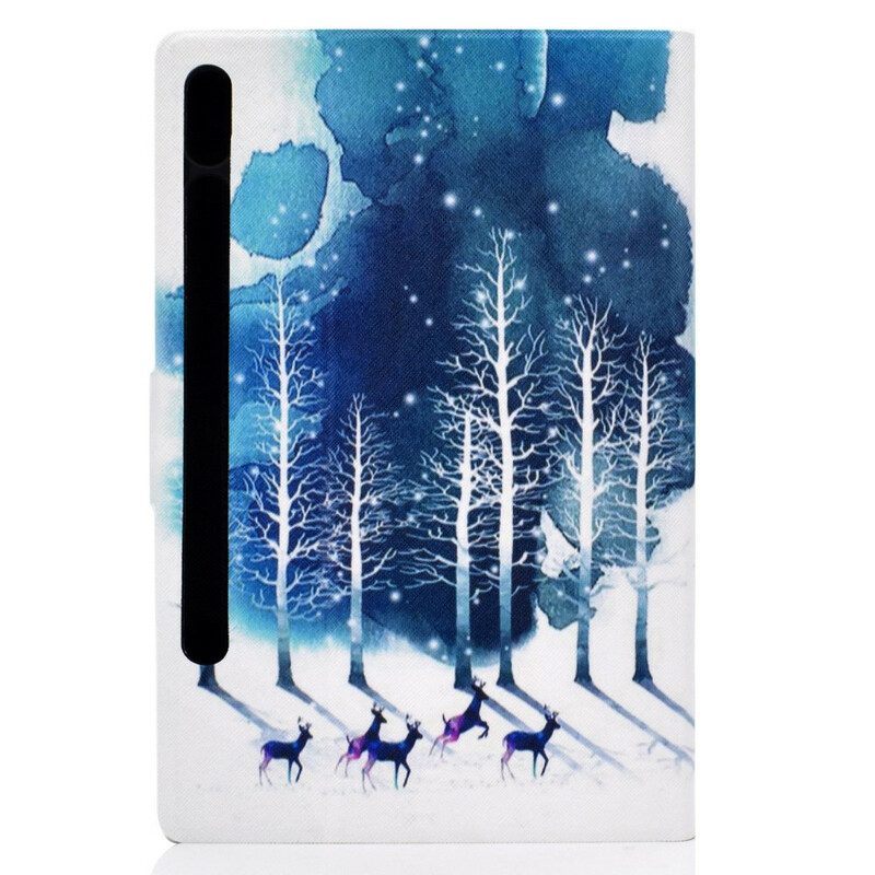 Folio-hoesje voor Samsung Galaxy Tab S8 / Tab S7 Winter