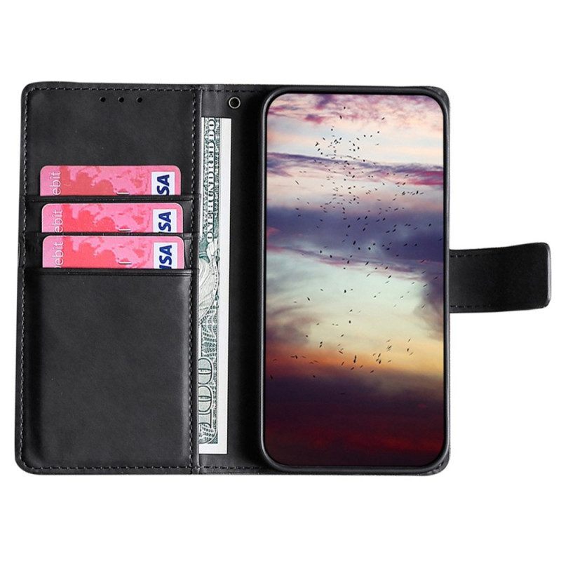 Folio-hoesje voor Sony Xperia 5 IV Krokodillenhuidstijl