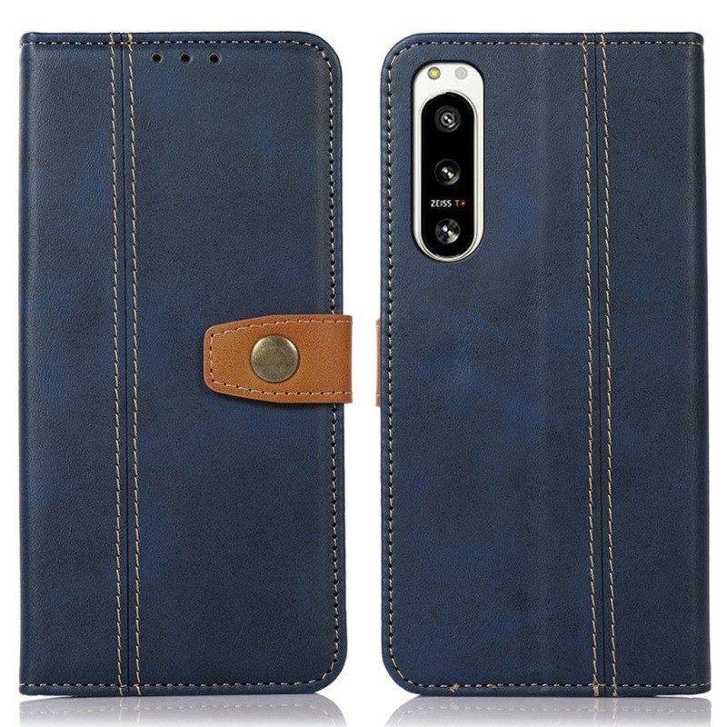 Folio-hoesje voor Sony Xperia 5 IV Met Riem