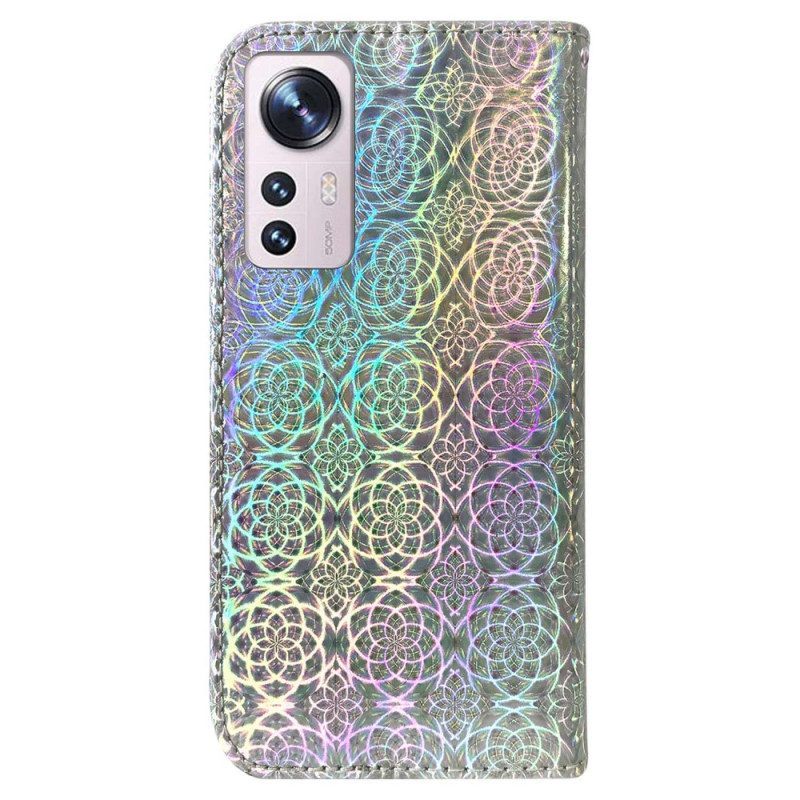 Folio-hoesje voor Xiaomi 12 / 12X Disco-stijl