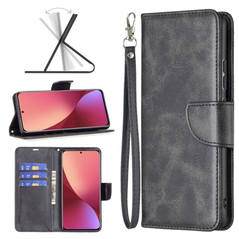 Folio-hoesje voor Xiaomi 12 / 12X Flip Case Gladde Flap Schuin