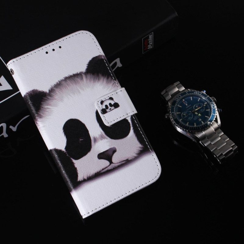 Folio-hoesje voor Xiaomi 13 Met Ketting Strakke Panda