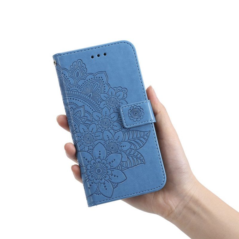 Folio-hoesje voor Xiaomi 13 Pro Met Ketting Strakke Mandala