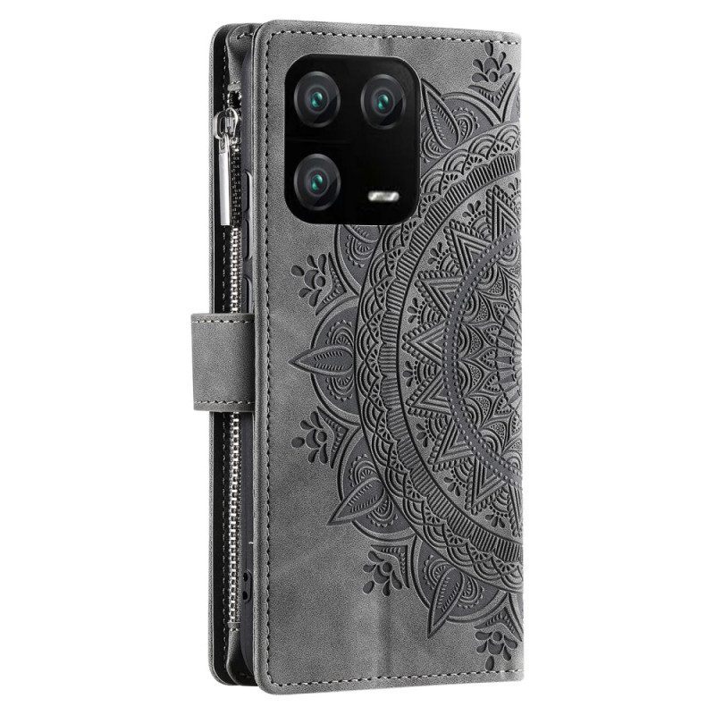 Folio-hoesje voor Xiaomi 13 Pro Portemonnee Leren Mandala-portemonnee