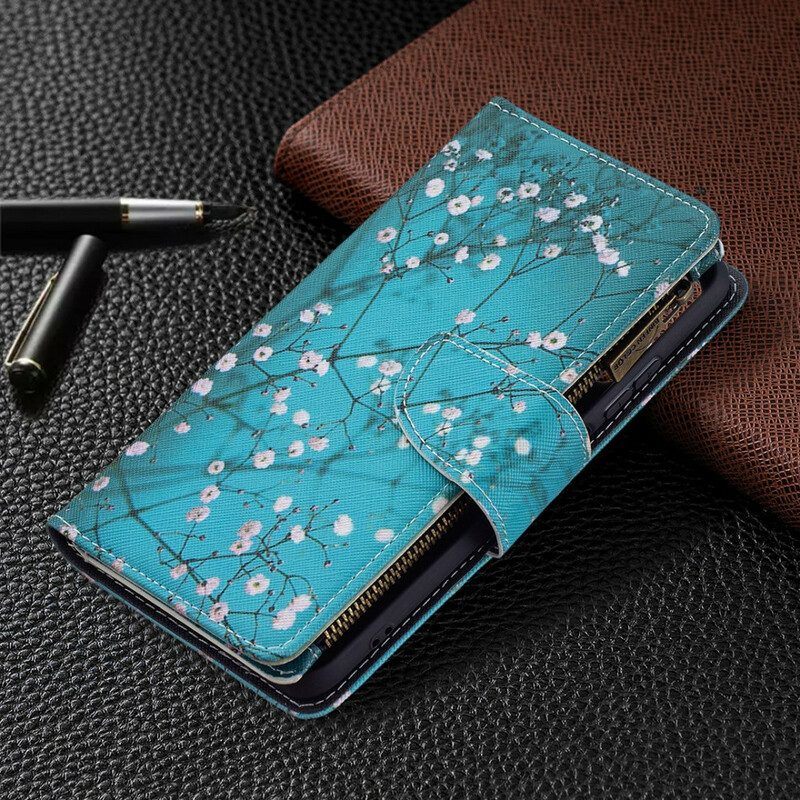 Folio-hoesje voor Xiaomi Redmi Note 10 / 10S Boomzak Met Rits