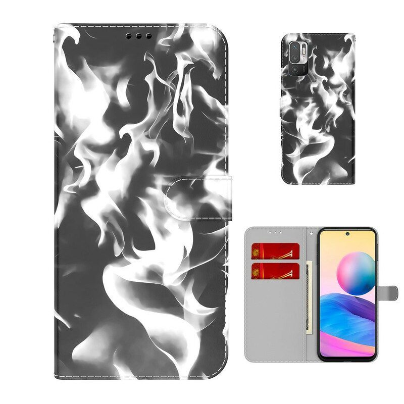 Folio-hoesje voor Xiaomi Redmi Note 10 5G Abstract Patroon