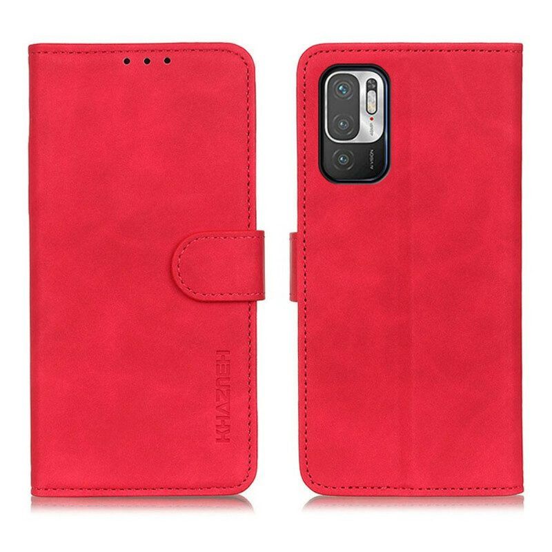 Folio-hoesje voor Xiaomi Redmi Note 10 5G Khazneh Ledereffect