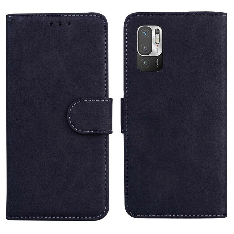 Folio-hoesje voor Xiaomi Redmi Note 10 5G Vintage Naaien